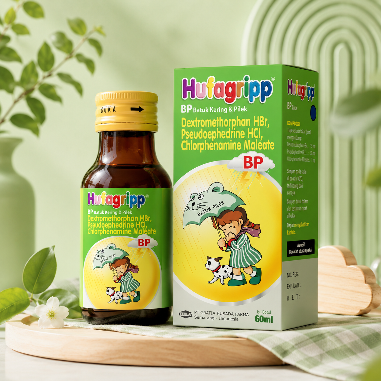 hufagripp batuk kering
